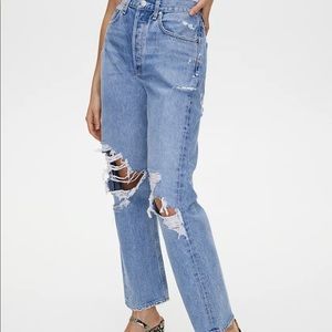 AGOLDE 90’s ripped jeans